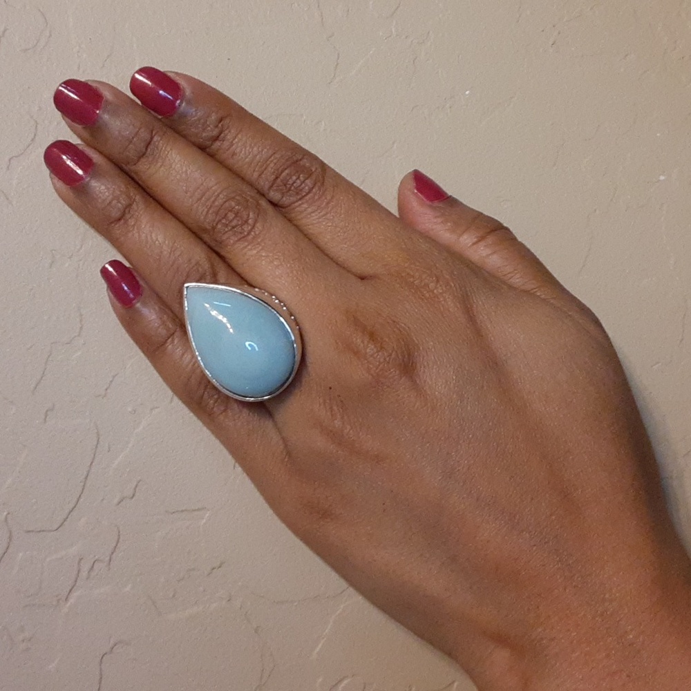 ❤SOLD❤925 Interchangeable magnetic Genuine Gemstones Ring. - Picture 7 of 17
